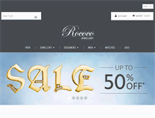 Tablet Screenshot of jewellerybyrococo.com